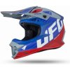 UFO INTREPID motokrosová prilba, modro šedo červená S 55-56 UFO INTREPID motokrosová prilba, modro šedo červená S 55-56