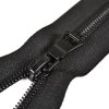 Takoy Zips Sarah špirálový deliteľný s dvoma bežcami 5 mm - čierna 95 cm-NS-10444 Takoy Zips Sarah špirálový deliteľný s dvoma bežcami 5 mm - čierna 95 cm-NS-10444