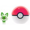 Jazwares Pokémon Clip and Go Poké Ball - figúrka Sprigatito Jazwares Pokémon Clip and Go Poké Ball - figúrka Sprigatito