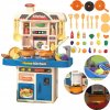 MINI KUCHYNKA PRE DETI ROZVÍJAJÚCA S KRANOM, HORÁKMI, PAROU, INTERAKTÍVNA + PRÍSLUŠENSTVO MINI KUCHYNKA PRE DETI ROZVÍJAJÚCA S KRANOM, HORÁKMI, PAROU, INTERAKTÍVNA + PRÍSLUŠENSTVO