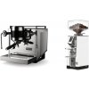 Rocket Espresso Bicocca, chrome + Eureka Mignon Libra, CR white Rocket Espresso Bicocca, chrome + Eureka Mignon Libra, CR white