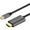 USB Art USB-C - HDMI kabel 1,8 m Černošedý (KABUSBC OEM-C4-2) USB Art USB-C - HDMI kabel 1,8 m Černošedý (KABUSBC OEM-C4-2)