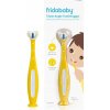 Manuálna zubná kefka FridaBaby Tooth Hugger 3D žltá Manuálna zubná kefka FridaBaby Tooth Hugger 3D žltá