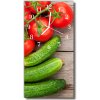 Nástenné hodiny vertikálne Kuchyňa. zeleninová uhorka 30x60 cm Nástenné hodiny vertikálne Kuchyňa. zeleninová uhorka 30x60 cm
