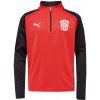 Puma Teamliga 1/4 Zip Top Jr červená