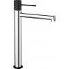 SAPHO - SOLARIS stojanková umývadlová batéria, vysoká, chróm/čierna mat WD006CB SAPHO - SOLARIS stojanková umývadlová batéria, vysoká, chróm/čierna mat WD006CB