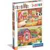Puzzle rodina z farmy 2×20 dielikov CLEMENTONI Puzzle rodina z farmy 2×20 dielikov CLEMENTONI