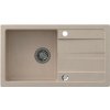 SAPHO SAPHO - Drez granitový zabudovateľný s odkapem, 77x44cm, béžová GR7202 SAPHO SAPHO - Drez granitový zabudovateľný s odkapem, 77x44cm, béžová GR7202