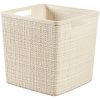 CURVER JUTE 17L Košík kocka 28 x 28 x 27 cm, béžový 01906-885