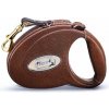 Flexi Vodítko Leather M pások 5m hnědá kože Flexi Vodítko Leather M pások 5m hnědá kože