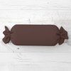 Biante Vankúš valec bonbon Rongo RG-042 Hnedý 15x40 cm Biante Vankúš valec bonbon Rongo RG-042 Hnedý 15x40 cm