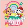 Setino · Detský / dievčenský uterák na tvár Tlapková patrola - Paw Patrol - motív You make me smile! - 100% bavlna - 35 x 35 cm Setino · Detský / dievčenský uterák na tvár Tlapková patrola - Paw Patrol - motív You make me smile! - 100% bavlna - 35 x 35 cm