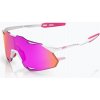 Slnečné okuliare 100% Hypercraft XS matte white/pink/hiper vital pink mirror Slnečné okuliare 100% Hypercraft XS matte white/pink/hiper vital pink mirror