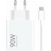 Xiaomi MDY-15-EK USB-A 90W Cestovná nabíjačka + USB-C 6A dátový kábel White Xiaomi MDY-15-EK USB-A 90W Cestovná nabíjačka + USB-C 6A dátový kábel White
