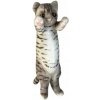 Plyšová Hračka Mačka Stojaca Dlhý tmavosivá DUBI - 25cm Plyšová Hračka Mačka Stojaca Dlhý tmavosivá DUBI - 25cm