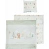 Svetlozelené bavlnené detské obliečky do postieľky 80x80 cm Woodland Buddies – Roba Svetlozelené bavlnené detské obliečky do postieľky 80x80 cm Woodland Buddies – Roba