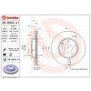 BREMBO brzdový kotúč 09.B343.41, súprava 2 ks