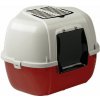 Toaleta pre mačky MIKA 57,5 x 51,5 x 42 cm červená Toaleta pre mačky MIKA 57,5 x 51,5 x 42 cm červená
