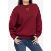Mikina dámska Under Armour UA Rival Fleece Oversized Crew - cardinal/white Mikina dámska Under Armour UA Rival Fleece Oversized Crew - cardinal/white