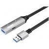 PremiumCord ku3rep10al USB 3.2. repeater a prodlužovací, Male-Female, 5Gbp, 10m, stříbrný PremiumCord ku3rep10al USB 3.2. repeater a prodlužovací, Male-Female, 5Gbp, 10m, stříbrný