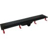 HOPA - Odtokový žľab Standardline BLACK - Dĺžka - 90, Variant roštu - Medium OLPZLABST89BM HOPA - Odtokový žľab Standardline BLACK - Dĺžka - 90, Variant roštu - Medium OLPZLABST89BM