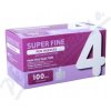 Super Fine Jehly pro inzul.pera 4 mm 33G 100 ks Super Fine Jehly pro inzul.pera 4 mm 33G 100 ks