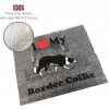 DRYBED Premium Vet Bed I Love My Border Collie šedý 100 x 75 cm DRYBED Premium Vet Bed I Love My Border Collie šedý 100 x 75 cm