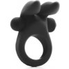 Shots Toys Rabbit Cockring Black