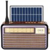 Solárne retro rádio s USB, TF slotom, LED lampičkou - CMiK MK-193BT - Olivová Solárne retro rádio s USB, TF slotom, LED lampičkou - CMiK MK-193BT - Olivová