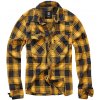 BRANDIT Check Shirt Long Sleeve černo-žlutá Velikost: XXL BRANDIT Check Shirt Long Sleeve černo-žlutá Velikost: XXL