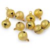 Rolničky metalické Ø12 mm - zlatá (10 ks) Rolničky metalické Ø12 mm - zlatá (10 ks)
