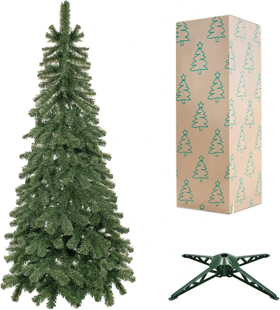 SPRINGOS Vianočný stromček Jedľa zelená 220 cm