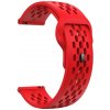 VSETKONAMOBIL 129629 AIRY Univerzálny silikónový remienok pre hodinky so šírkou 20mm červený