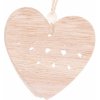 Springos CA0661 DREVENÁ OZDOBNÁ 6 KS SRDCE