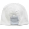 Nanán zimná detská čiapka s vreckom biela 3-6 mes Nanán zimná detská čiapka s vreckom biela 3-6 mes