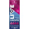 Schwarzkopf Live Drops Ružová kvet farbiace kvapky na vlasy, 30 ml