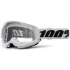 Okuliare 100% Strata 2 New White (číre plexi) _ Okuliare 100% Strata 2 New White (číre plexi) _