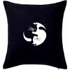 Mačka - Jin jang - Vankúš 50x50 - 50x50 - Vrátane výplne ( Čierna ) Mačka - Jin jang - Vankúš 50x50 - 50x50 - Vrátane výplne ( Čierna )