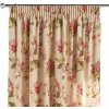 Dekoria Záves na riasiacej páske, výrazný vzor ružovozelené kvety na ľanovom podklade , Londres, 143-87 Dekoria Záves na riasiacej páske, výrazný vzor ružovozelené kvety na ľanovom podklade , Londres, 143-87