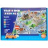 Drevená hračka dopravné značky a semafory s kartami o značkách - Drevená hračka dopravné značky a semafory s kartami o značkách -