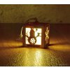SVIETIACI SNEHULIAK | drevená LED dekorácia | 5 × 5 cm SVIETIACI SNEHULIAK | drevená LED dekorácia | 5 × 5 cm