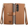 VSETKONAMOBIL 80953 HEART Peňaženkové puzdro pre Sony Xperia 1 VI hnedé VSETKONAMOBIL 80953 HEART Peňaženkové puzdro pre Sony Xperia 1 VI hnedé