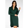 Litex Dámske šaty s dlhým rukávom 7F044 tmavo zelená XL Litex Dámske šaty s dlhým rukávom 7F044 tmavo zelená XL