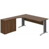 OFFICE PRO s.r.o. HOBIS kancelársky stôl pracovný, zostava pravá - CE 1800 HR P, orech OFFICE PRO s.r.o. HOBIS kancelársky stôl pracovný, zostava pravá - CE 1800 HR P, orech