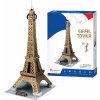 CubicFun 3D puzzle Eiffelova věž zlatá 39 ks