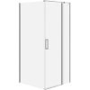 CERSANIT Štvorcová sprchová kabína MODUO pravá 90x90x195 cm chróm S601-213 CERSANIT Štvorcová sprchová kabína MODUO pravá 90x90x195 cm chróm S601-213