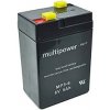 Pb akumulátor MULTIPOWER 6,0 V/5,0 Ah Pb akumulátor MULTIPOWER 6,0 V/5,0 Ah