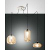 FABAS FIONA SUSPENSION LAMP AMBER 3496-47-125 FABAS FIONA SUSPENSION LAMP AMBER 3496-47-125