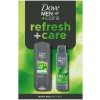 Dove Men+Care Dove Men+Care Advanced antiperspirant 72h 150 ml + Dove Men+Care Extra Fresh sprchový gél na telo a tvár 250 ml