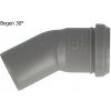 OSMA HT odpadové / kanalizačné koleno DN 75 uhol 30 ° HTB OSMA HT odpadové / kanalizačné koleno DN 75 uhol 30 ° HTB